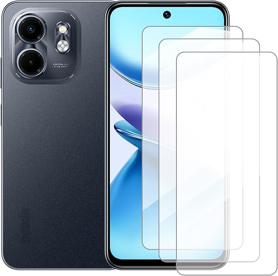 Screen Protector Compatible with Infinix Smart 9 X6532(6.7 Inch) [3 Pack] Glass Screen Protector Suitable for Infinix Smart 9 X6532, Tempered Glass Protective Film