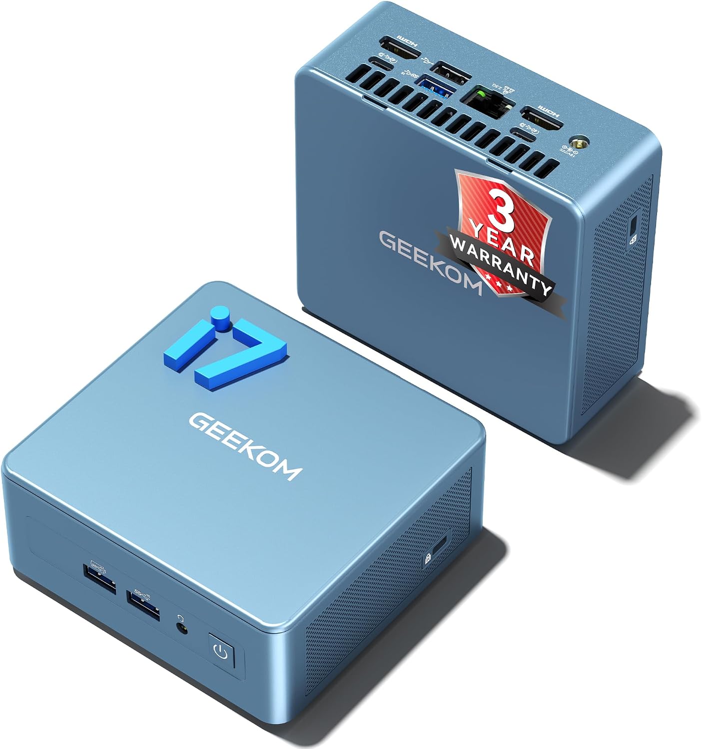 GEEKOM [2026 Ultra Quiet IT12 Mini PC Windows 11 Pro,with Intel i7-1280P (Up to 4.8GHz) 16GB High-Speed RAM (Up to 96GB)&1TB SSD, 4K@120Hz Quad Display/Dual USB4/6×USB for Video Editing/Graphic Design