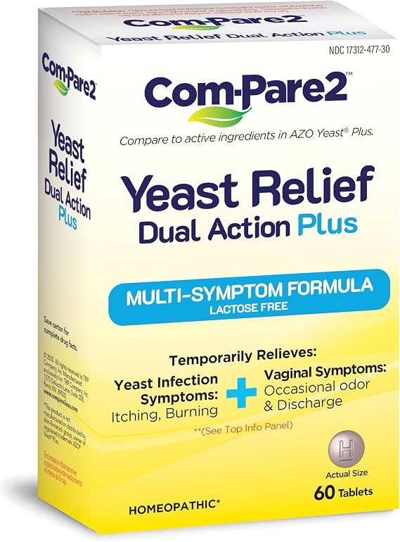 Com-Pare2 Yeast Relief Dual Action Plus