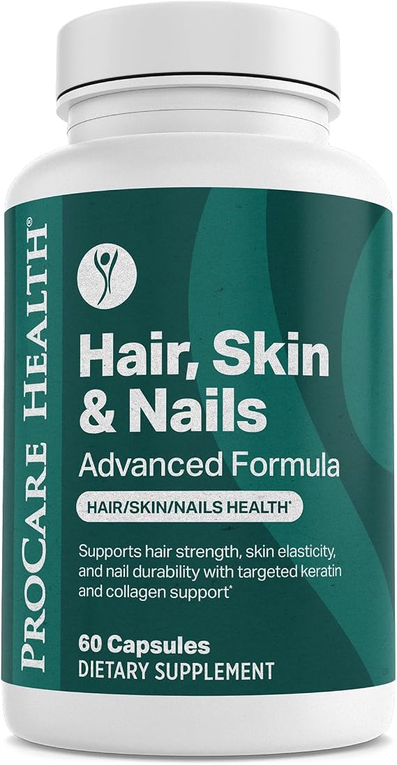 Hair, Skin & Nails Advanced Formula with Keratin Peptides | Capsule | 60ct