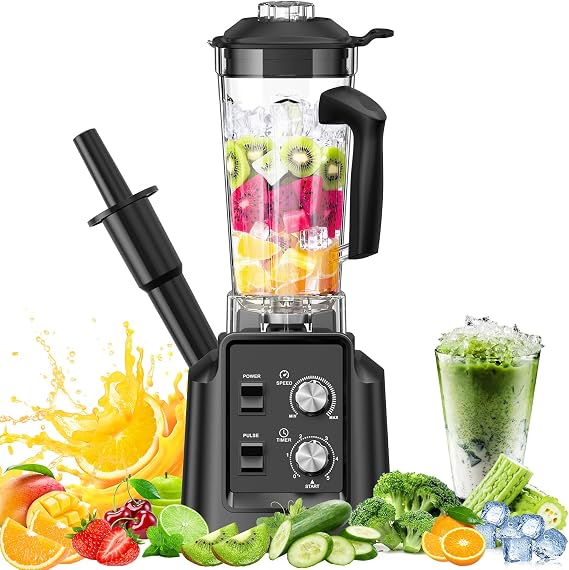 Blender for Smoothies - Blenders for Kitchen with 68Oz. Pitcher & 20Oz. Grinder, Smoothie Blender for Ice Crushing, Frozen Fruit, Adjustable Speeds