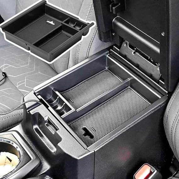 Center Console Organizer for 2016-2023 Toyota Tacoma Armrest Storage Box