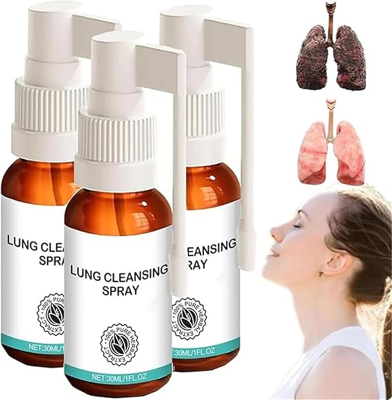 HerVitalYears Lung Cleansing Spray, BreathVita Lungs Spray, HerVitalYears Lung Cleanse, Natural Respiratory Cleanse & Breathe Spray, Herbal Lung Care for Women Men (3)