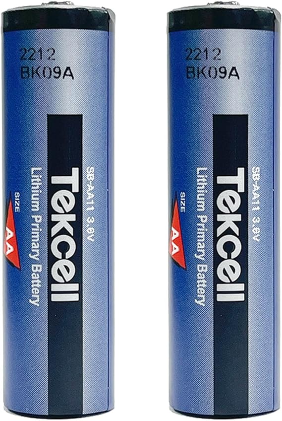 2 Pack SB-AA11 3.6V AA 14500 Lithium Battery LS14500 ER14505