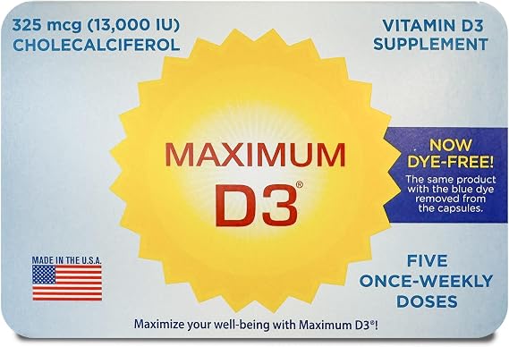 13,000 IU, 5 Capsules Total (5-Week Supply)