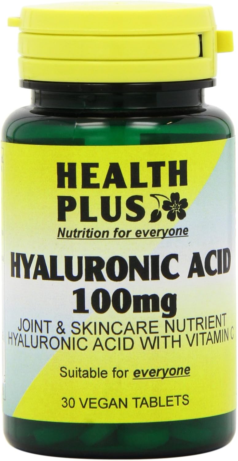 Health Plus Hyaluronic Acid 100mg Joint Health Supplement - 30 Tablets