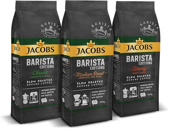 Jacobs Barista Öğütülmüş Kahve Seti