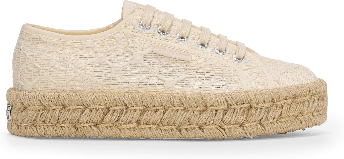 Superga Unisex 2740 Platform Crochet Rope Wedge