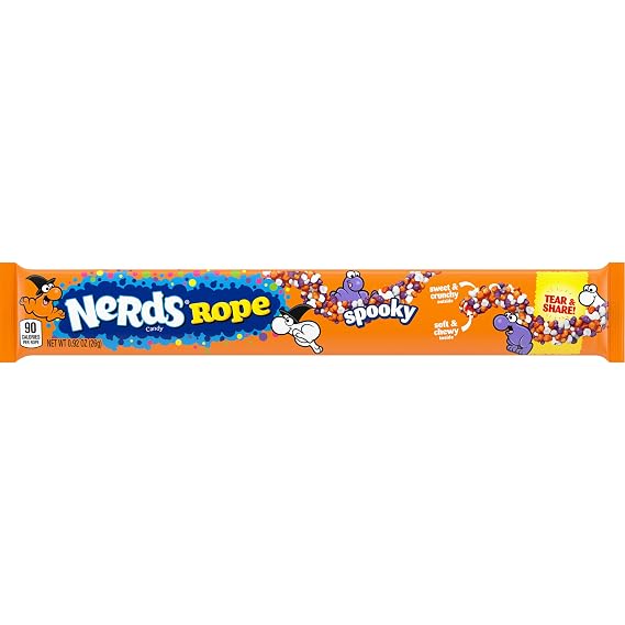 Nerds Halloween Spooky Ropes, Gummy Rope Candy, 0.92 oz