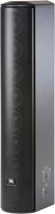 JBL Professional CBT 50LA-1 Compact Line Array Column Speaker with 8 2-Inch Drivers, 20-Inches Tall, Black