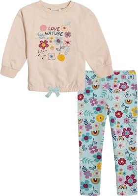 Kids Headquarters Girls 2 Pieces Legging Set