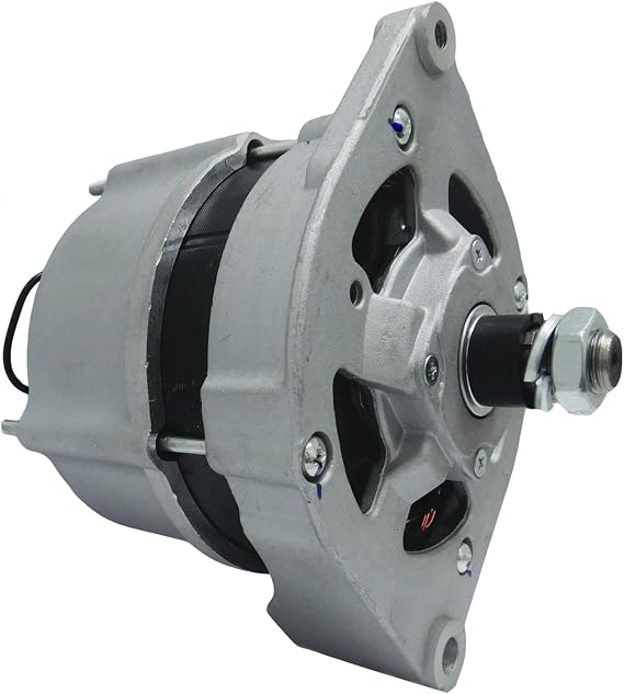 New Alternator Compatible with John Deere Agricultural tractor and Combine models 1055, 1065, 1155, 1174, 2054, 6610, 6710, 6810 from 1989 to 1997, rated at 95 AMP