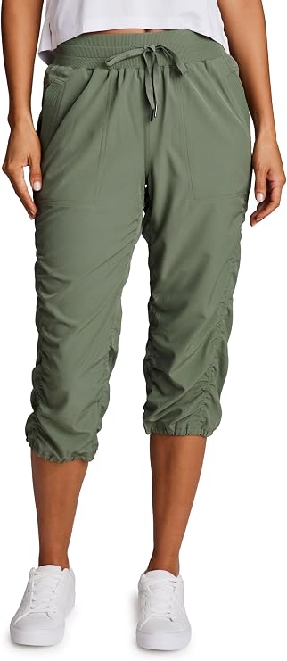 RBX Active Capri Pants for Women Joggers Stretch Lightweight Womens Casual Pant Capri with Drawstring