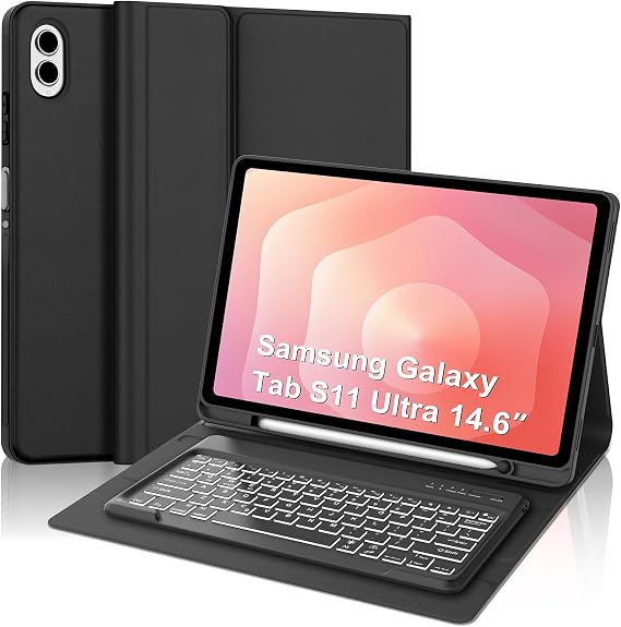KVAGO for Samsung Galaxy Tab S11 Ultra 14.6 in 2025 Keyboard Case