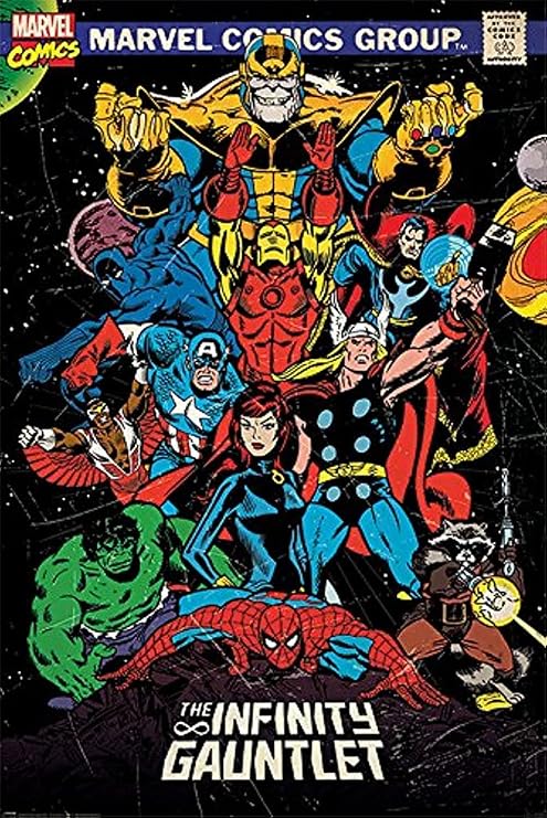 Marvel Comics The Infinity Gauntlet Maxi Posters, Multicolour, 61 x 91.5cm