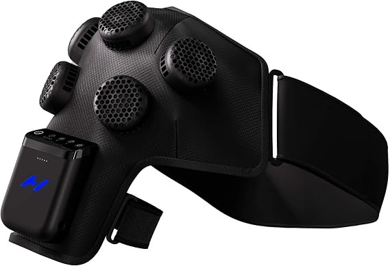 Hyperice Contrast Shoulder Advanced Heat Cold Contrast Recovery Therapy | Help with Pain and Inflammation | Increased Range of Motion | 5 Levels of Compression | Bluetooth | 2.5 pounds | 2 Extenders