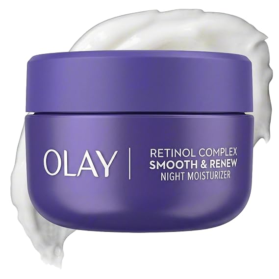 Olay Regenerist Radiance Retinol Face Moisturizer: Smooth & Renew Cream for Women - Fragrance-Free, Anti-Aging, Anti-Wrinkle, Tightening & Brightening - 2 Oz