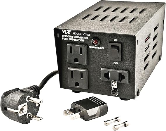 VCT VT-500 Step Up/Step Down Voltage Transformer AC 110V / 220V Power Converter - 500 Watts