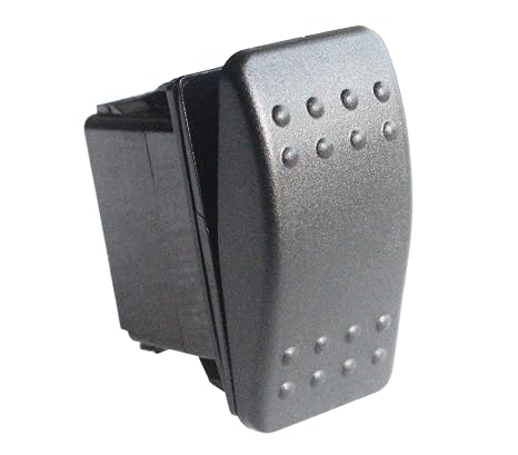 2 Pins Spst On-Off Rocker Switch Waterproof Replacement for Marine Boat