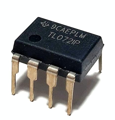 TL072IP TL072 Dual Low-Noise JFET-Input Operational Amplifier Op Amp Breadboard-Friendly IC DIP-8 (Pack of 20)