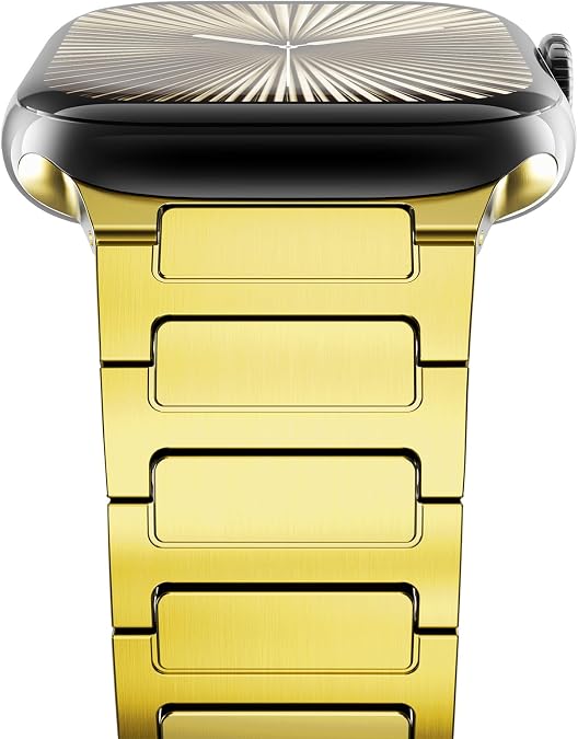 NewWays Grade 2 Titanium Band Compatible with Apple Watch Band for Men Ultra 3 2 1 49mm Series 10 46mm 45mm 44mm