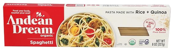 Andean Dream, Spaghetti Quinoa Organic, 8 Ounce