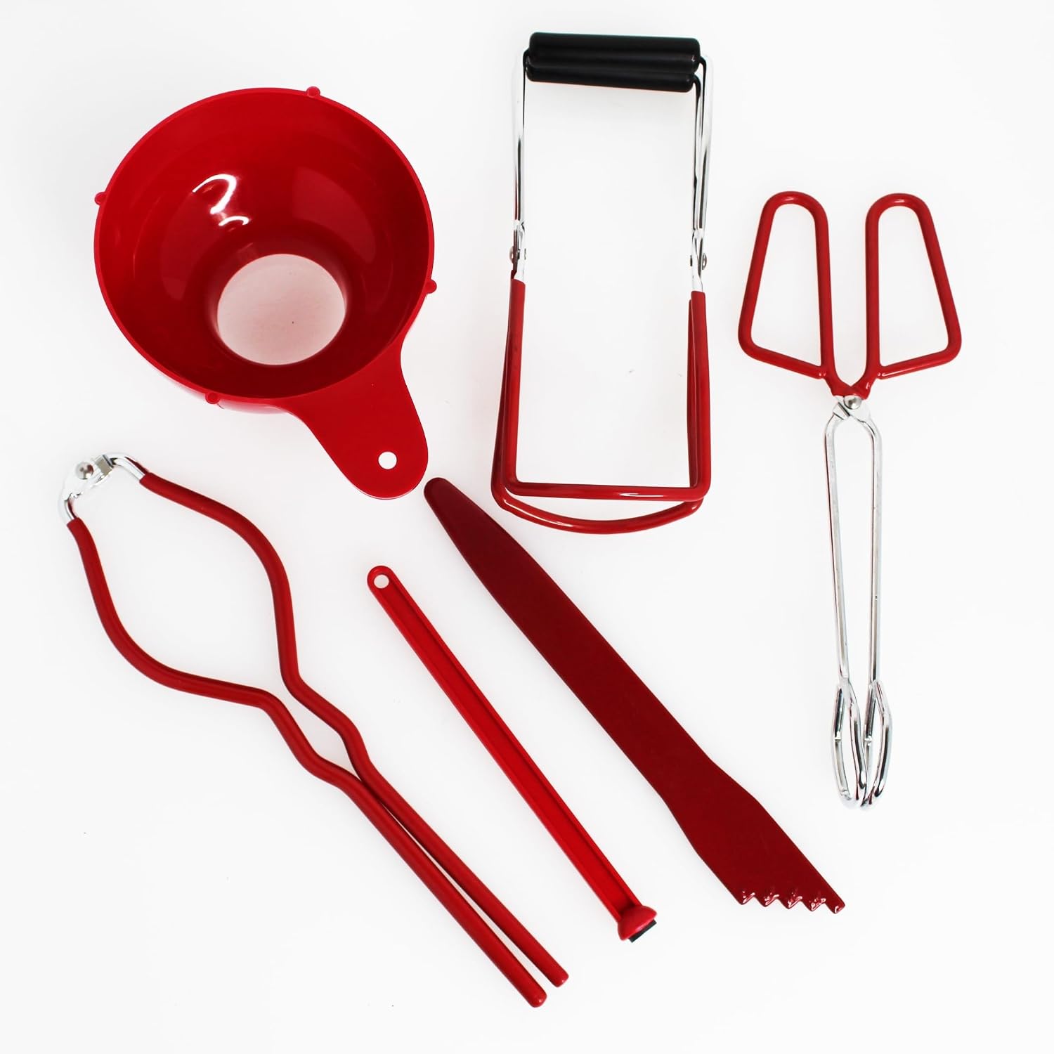 MIRRO 6pc Canning Tool Set, Red