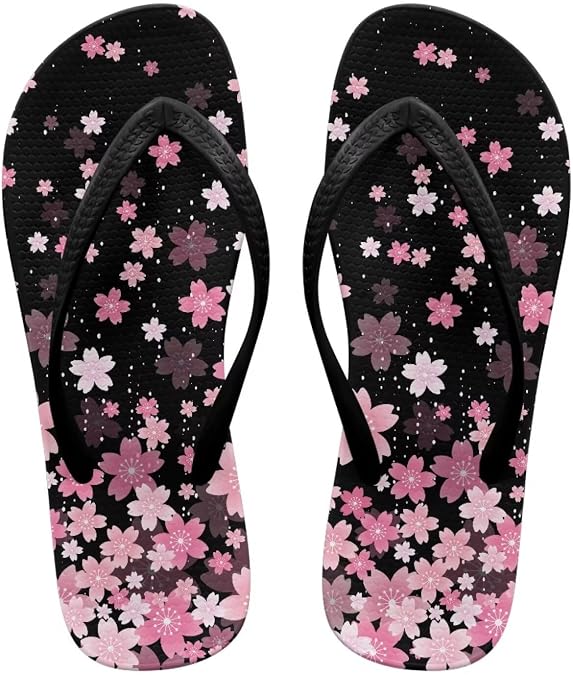 Flip Flops for Women Beach Shower Shoes Basic Thong Sandals Women's Slide Sandals Size 5-9