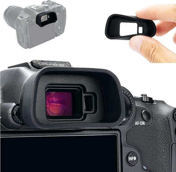 Extended EOS R7 Eyecup Eyepiece | Soft Silicon,Camera Eye Cup Viewfinder Eyeshade Protector Cover,for Canon EOS R7 Mirrorless Camera