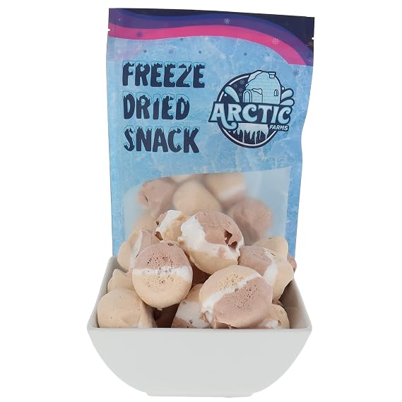 Arctic Farms Freeze Dried Candy Salt Water Taffy Candies (S'mores) (Pack of 1)