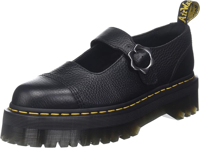 Dr. Martens Women's Adina Flower Mary Jane Flat