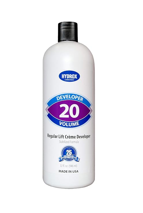 Hydrox 20-Volume Creme Developer Regular Lift, 32 Ounce (single)