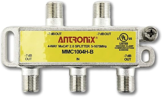 4 Way Antronix MMC1004H-B 5-1675 MHz MoCA 2.0 Splitter for Frontier Formerly Verizon Fios
