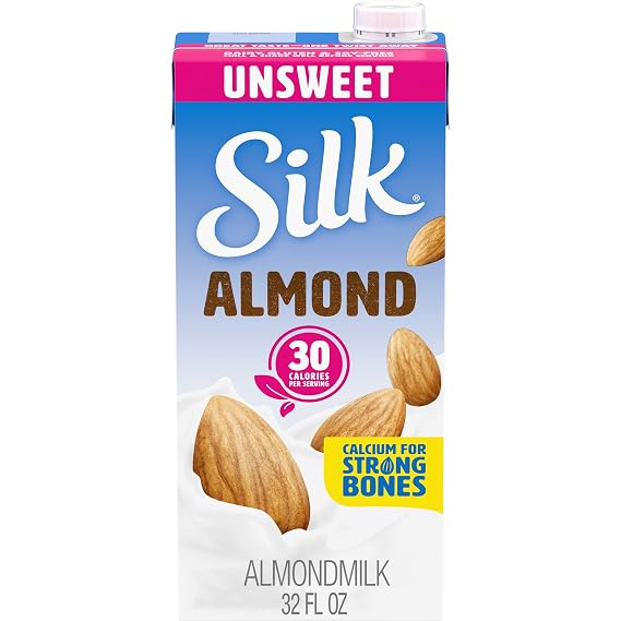 Silk Almond Milk Original Unsweetened 32 oz. (WWI00172)