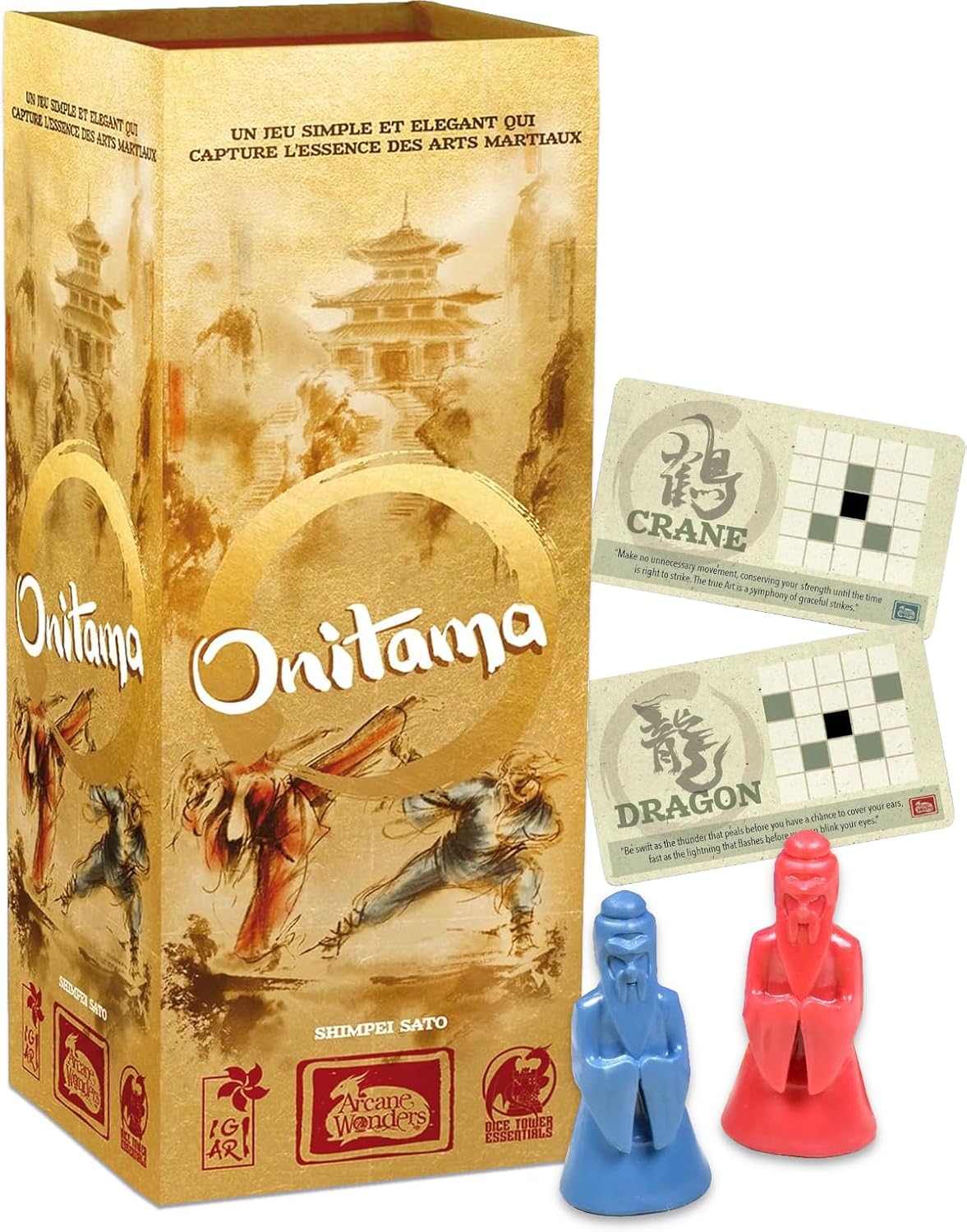Arcane Wonders Onitama 2 Player Strategy Game