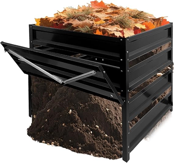 Compost Bin Outdoor - 170 Gallon Metal Wire Mesh Compost Bins