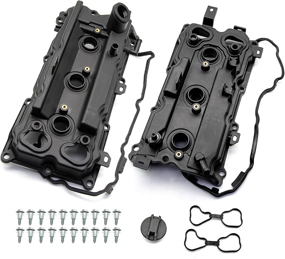 Engine Valve Cover Kit with Gasket and Bolts Fits for Nissan Infiniti