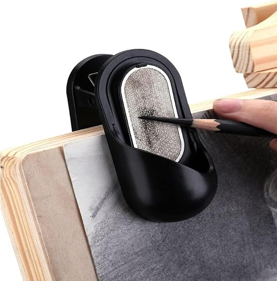 Sketch Pencil Grinder With Painting Clip, Sharpener Pointer and Sandpaper