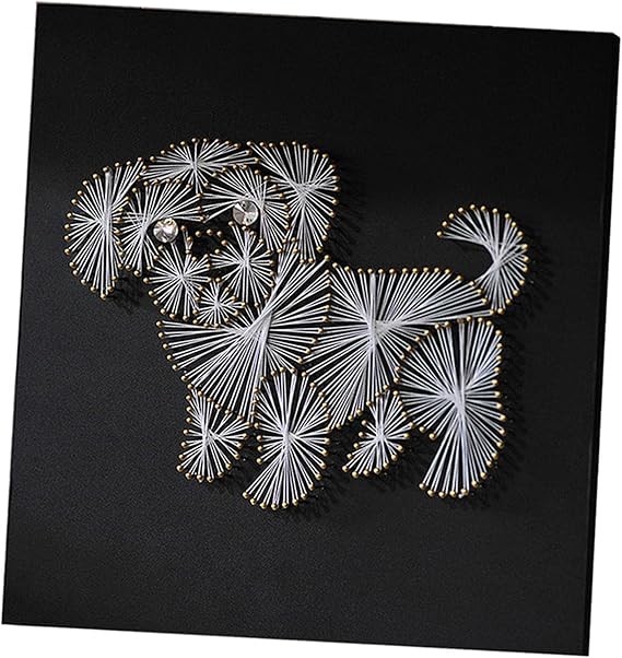 LoveinDIY DIY Includes All Supplies | Craft Kit for Adults | String Art Pattern | Animal Decor | Hanging Wall Art