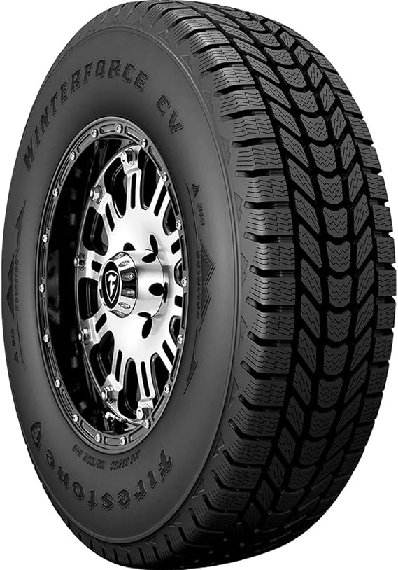Firestone Winterforce CV Winter/Snow Commercial Light Truck Tire 195/75R16C 107 R D