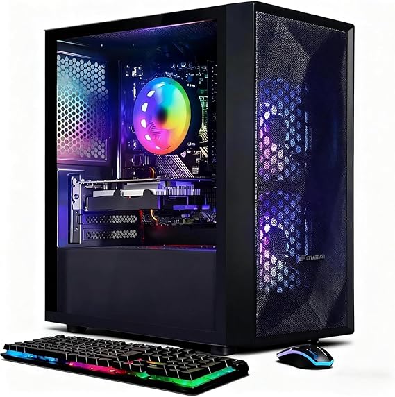 STGAubron Gaming PC Desktop,Core I5,RX 560 4G,16G RAM,512G SSD