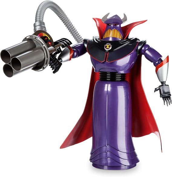 Disney Store Official Zurg Interactive Talking Toy Story Action Figure, Features 14+ English Phrases, Interacts with Other Figures and Toys, Mouth & Eyes Light Up When Speaking, Suitable for Ages 3+