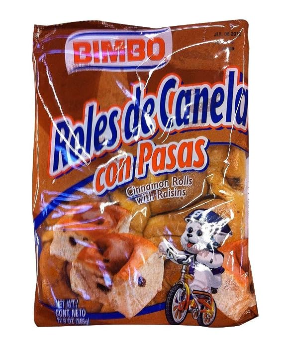 Bimbo Cinnamon Rolls (Roles De Canela) - 12.9 Oz [Pack of 3]