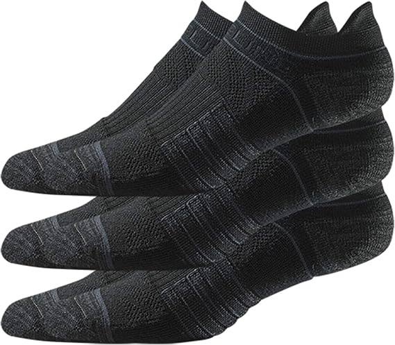 Strideline Premium Athletic Low Cut Sock 3 Pack - Small, Black