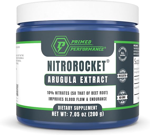 NitroRocket Plant-Based Nitric Oxide Powder (200g)