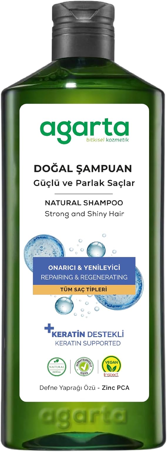 Agarta Natural Shampoo for Strong and Shiny Hair 400 ml