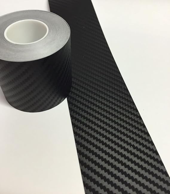 Endura Carbon Fiber Tape, Textured Pattern, Automotive Grade (1/2 inch x 10 ft)