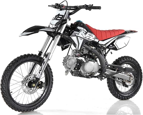 X-PRO DBX18 125cc Adult/Youth Manual Dirt Bike 4Speed Manual Transmission, Kick Start, HeavyDuty Steel Frame, Large OffRoad Tires