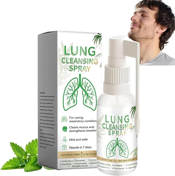 Miqiko Lung Cleansing Spray, Miqiko Advanced Lung Cleansing Spray, Miqiko Lung Spray, Herbal Lung Cleansing Spray, Relieve Body Discomfort Fatigue Relax Body (1)
