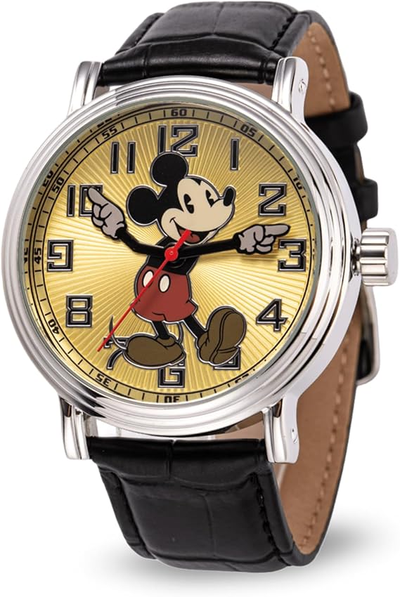 海外直輸入 正規品 大人気 ディズニー ミッキー 腕時計 ウォッチ メンズ 男性用 Ewatchfactory Men's 56109 Disney "Vintage" Mickey Mouse WatchJOY